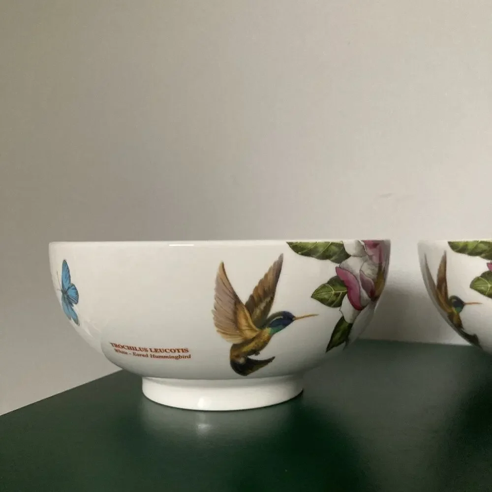 Lot of 2 Portmeirion Botanic Hummingbird 6